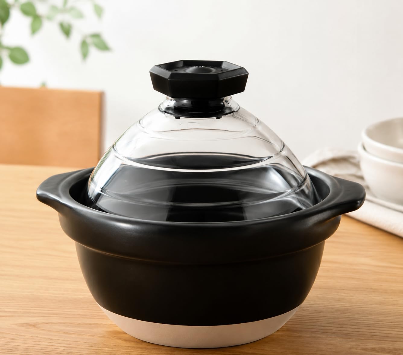 Amazon | フタがガラスのご飯釜 2~3合 中身が見える 耐熱ガラス ギフト