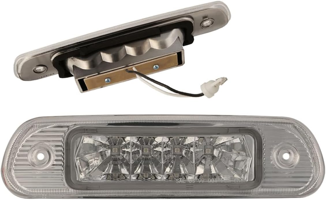 PM PERFORMOTOR LED 3rd Third Brake Light High Mount Stop Light Compatible with Jeep Grand Cherokee 99-04,Chrome Housing/Clear Lens