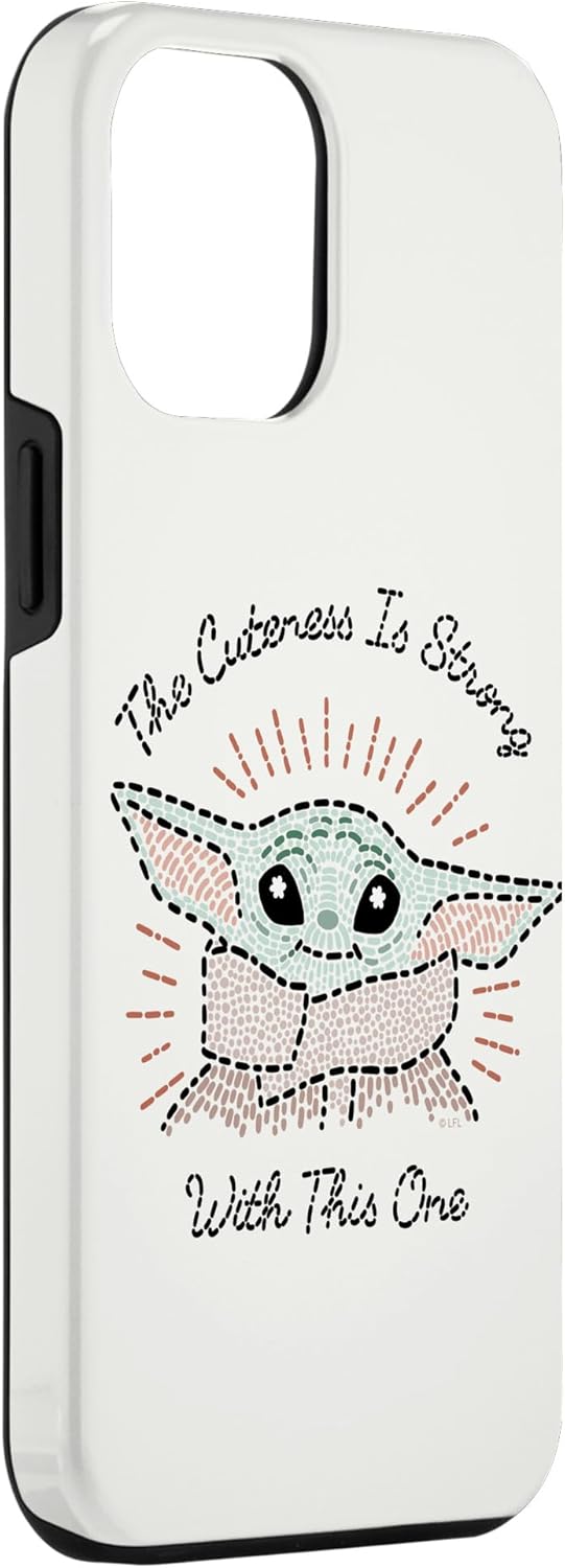iPhone 14 Pro Max Star Wars: The Mandalorian Grogu The Cuteness Is Strong Case