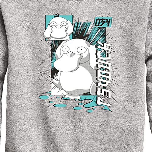 HYBRID APPAREL - Pokémon - Psyduck Anime - Youth Crewneck Fleece Sweatshirt3