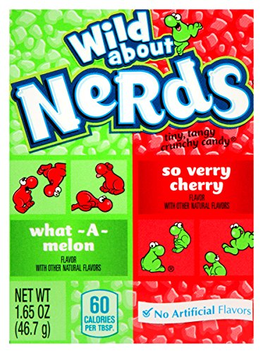 Wonka Nerds Wild Cherry and Watermelon Box 46.7g