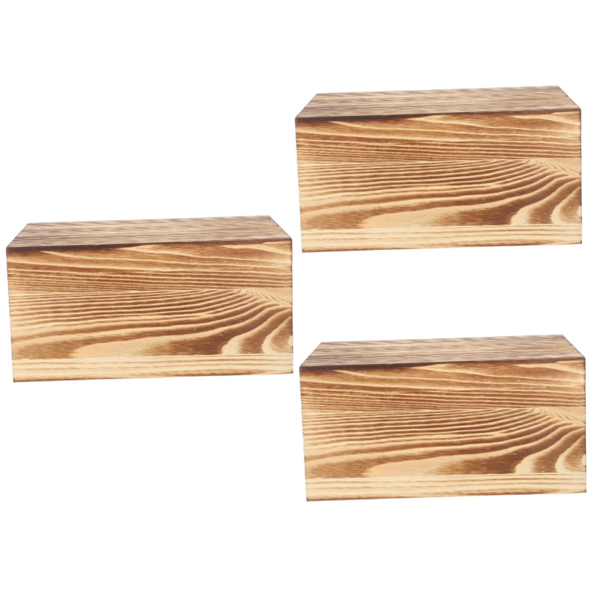 Operitacx Boîte De 3 Pièces Boite De Rangement En Bois Tiroir De Rangement Pour Sachets De Thé Organisateur De Condiments Boîtes De Rangement Pour Bracelets Porte Sachets De Thé Porte-bijoux