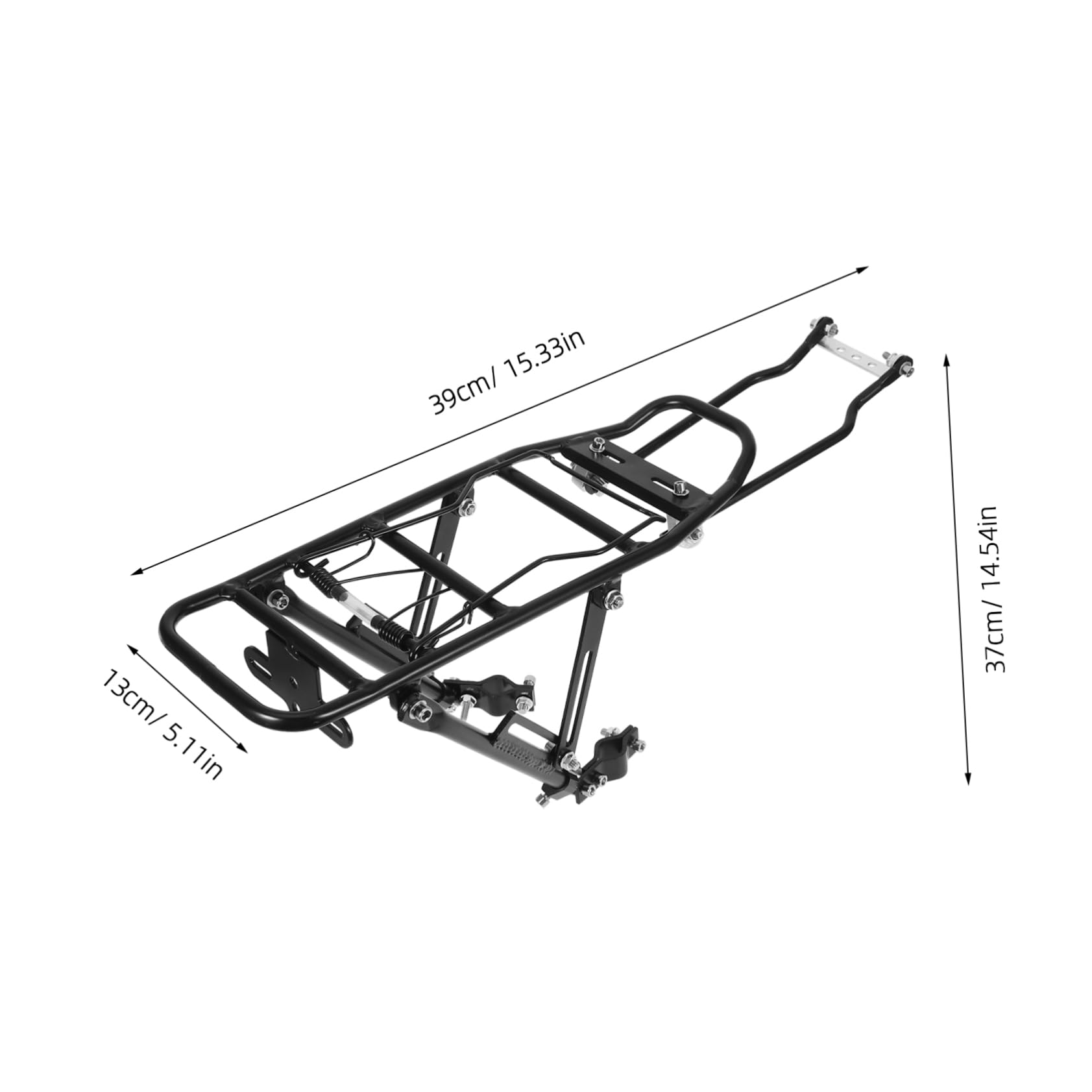 Gogogmee Cargo Rack Durable Multi Function Rear Bike Carrier for Convenient Transport Bike Accessory for Outdoor Cycling Adventures