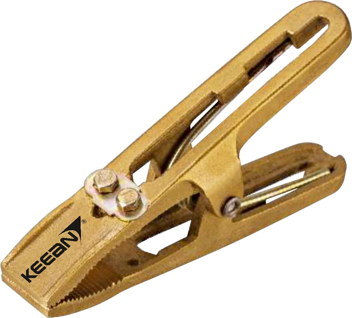 KEEAN 500 AMP. ALL BRASS GAMMA STYLE GROUNDING/EARTH CLAMP FOR WELDING (B09P53P368) Amazon Price History, Amazon Price Tracker