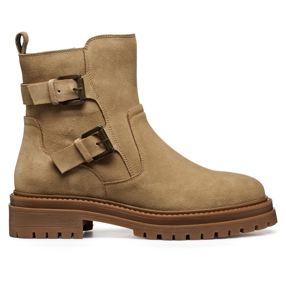 Geox Women's D IRIDEA Ankle Boots, DK Sand, 38 EU, Dk Sand, 5 UK