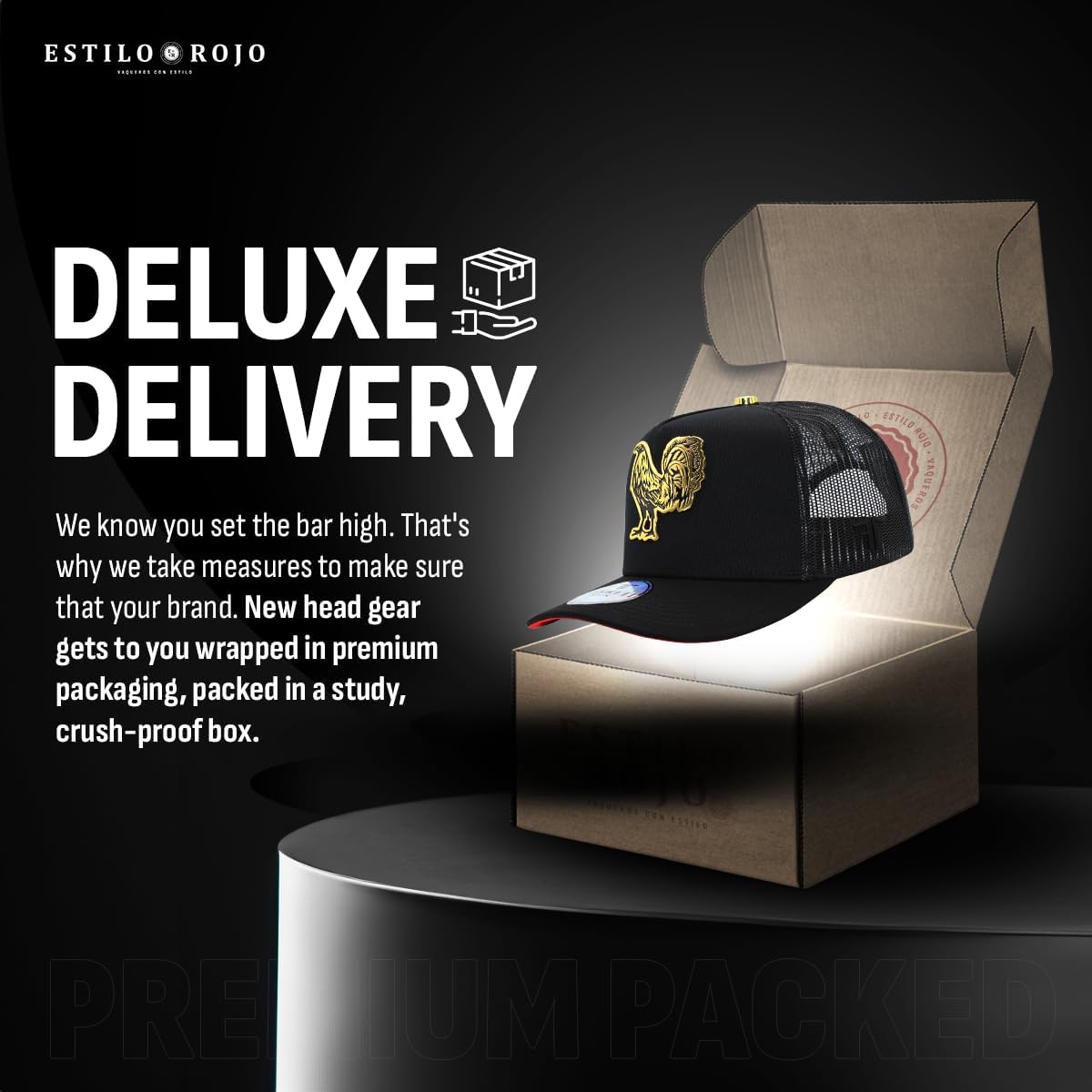 Hats FT62M Gallo Black Baseball Cap - Premium Rooster Hat for Men and Women, Ball Caps for Men for Any Occasion, Rooster Trucker Hat, Gorra para Hombre Ajustable