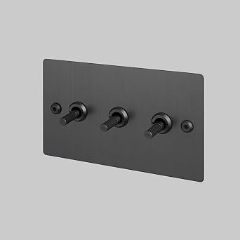 Buster and Punch 3G Toggle 2-Way Linear Knurled, Smoked Bronze