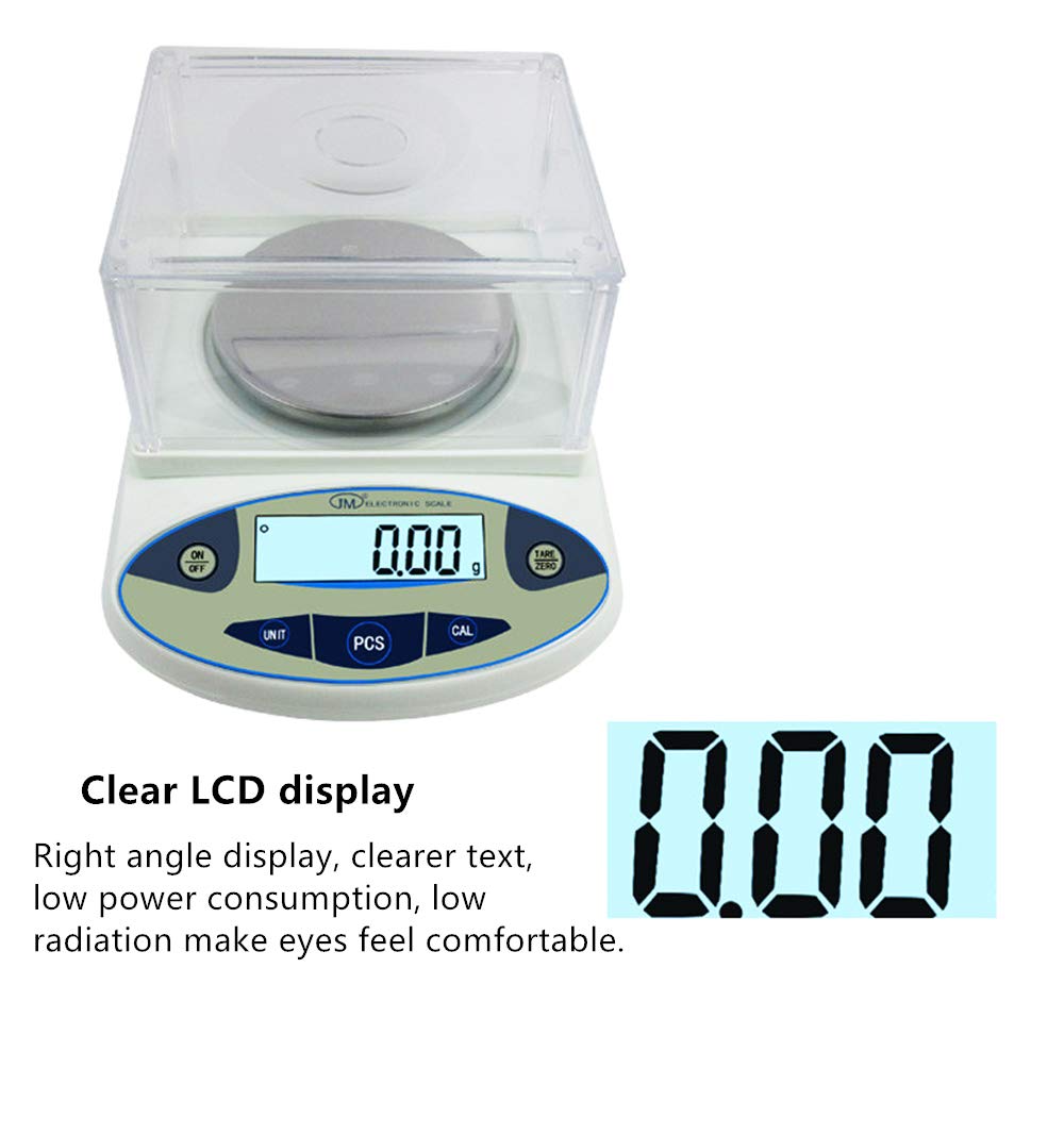 Balance de précision 100 g × 0,001 g Balance d'analyse de Laboratoire numérique pour Laboratoire, école, Bijouterie, 220 V avec Fonction de comptage, écran LCD