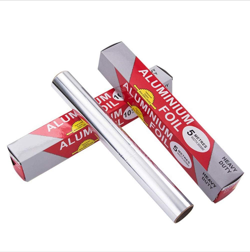 Mayata 2Box 10M Aluminum Foil Baking Paper Parchment Paper Baking Tools Barbecue