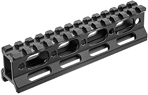 UTG Soporte elevador Picatinny Super Slim, 1 pulgada de altura, 13 ranuras, negro