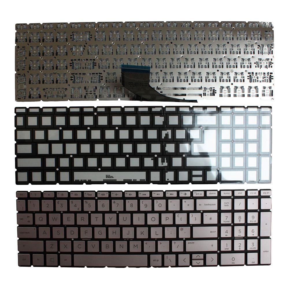 Clavier Rose HP Home 15-da0518na pour Remplacer des Touches Usées