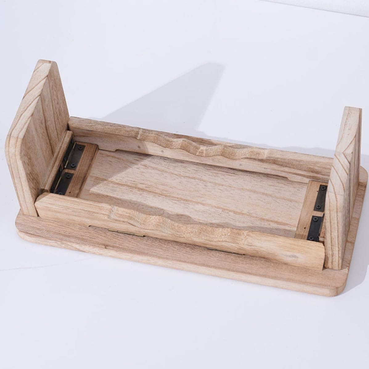 Sgabello in Legno per Meditazione Tappetino Antiscivolo, Design Pieghevole per Seduta Comoda e Respirazione Profonda Durante Viaggi e Relax