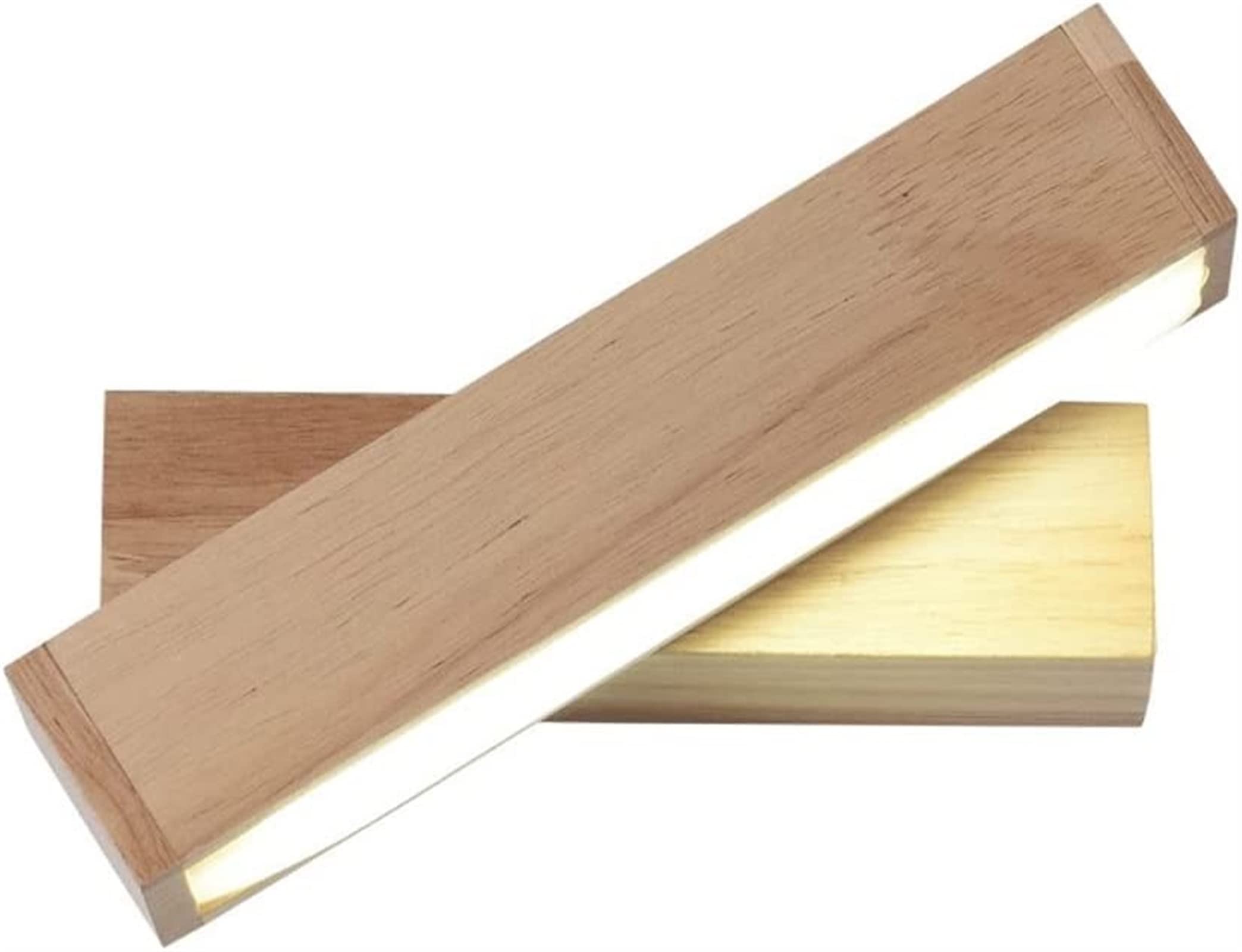 Accesorio de iluminación creativa moderno de madera noble y aplique ajustable LED