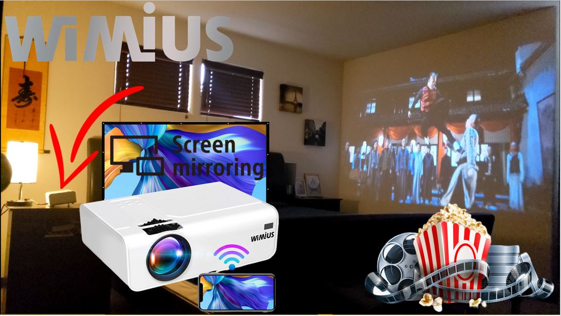 Watch WiMiUS K2 Mini Projector | Watch Your Fave Shows & Movies