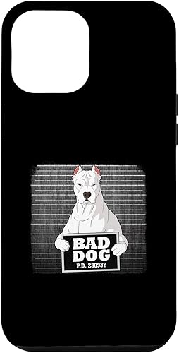 iPhone 15 Plus Dogo Argentino mug shot guilty dog Case