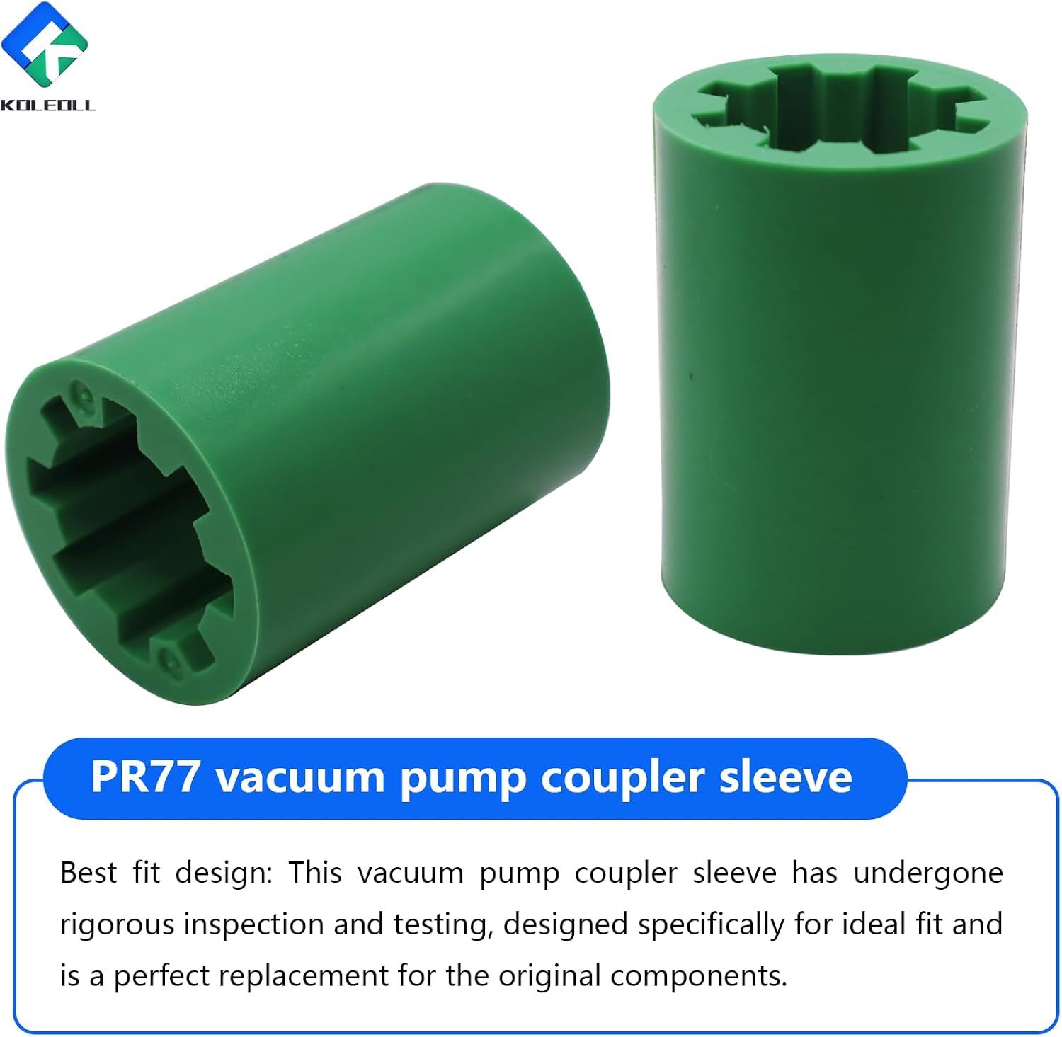 PR77 Vacuum Pump Coupler Sleeve Flexible Coupler Replace for DV-3 DV-5 DV-42 DV-42N DV-85 DV-85C DV-127 DV-142