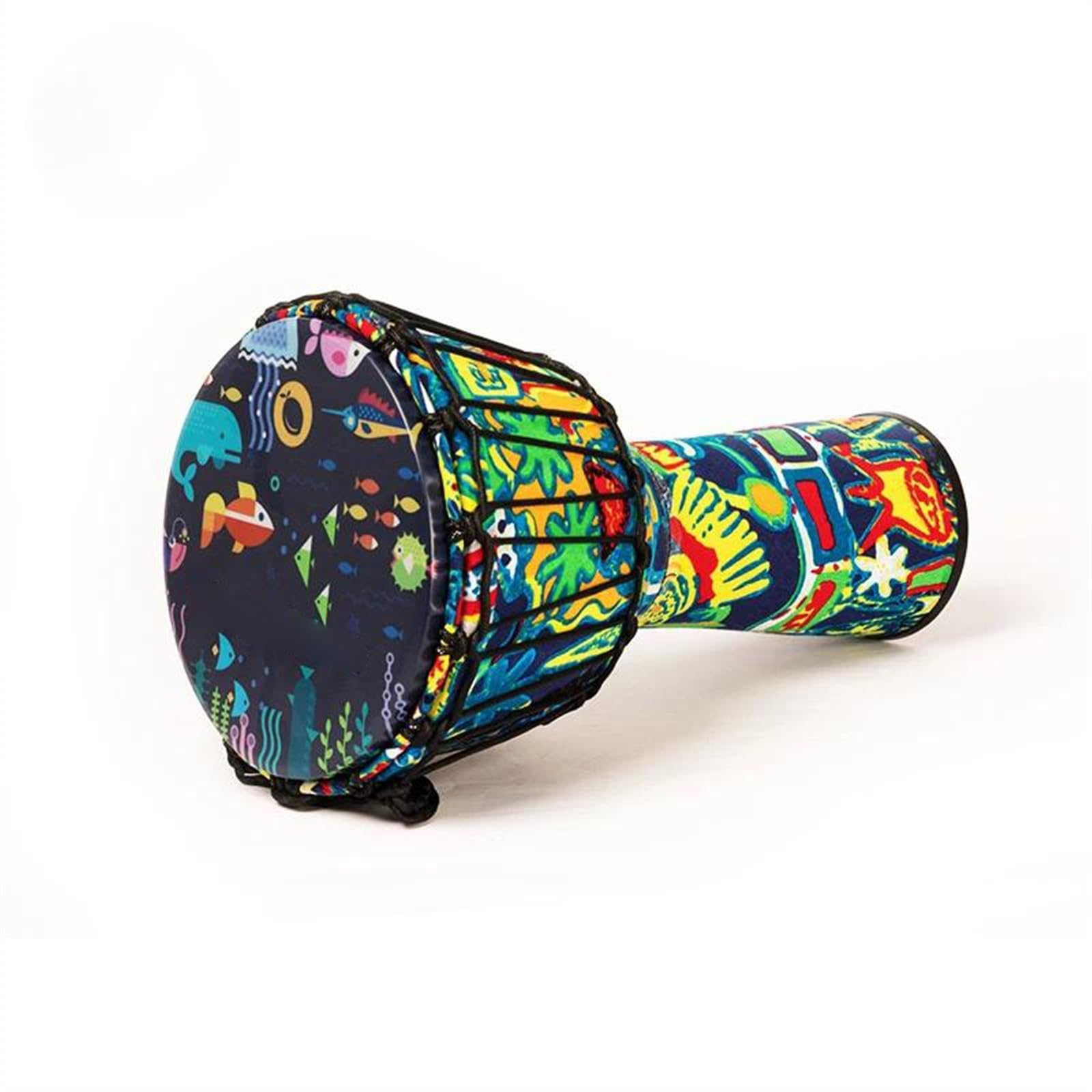 8,5-calowy Bęben Zachodnioafrykański Bęben Djembe Dla Początkujących Małych Instrumentów Perkusyjnych Afrykański Bęben Instrument (Color : A)