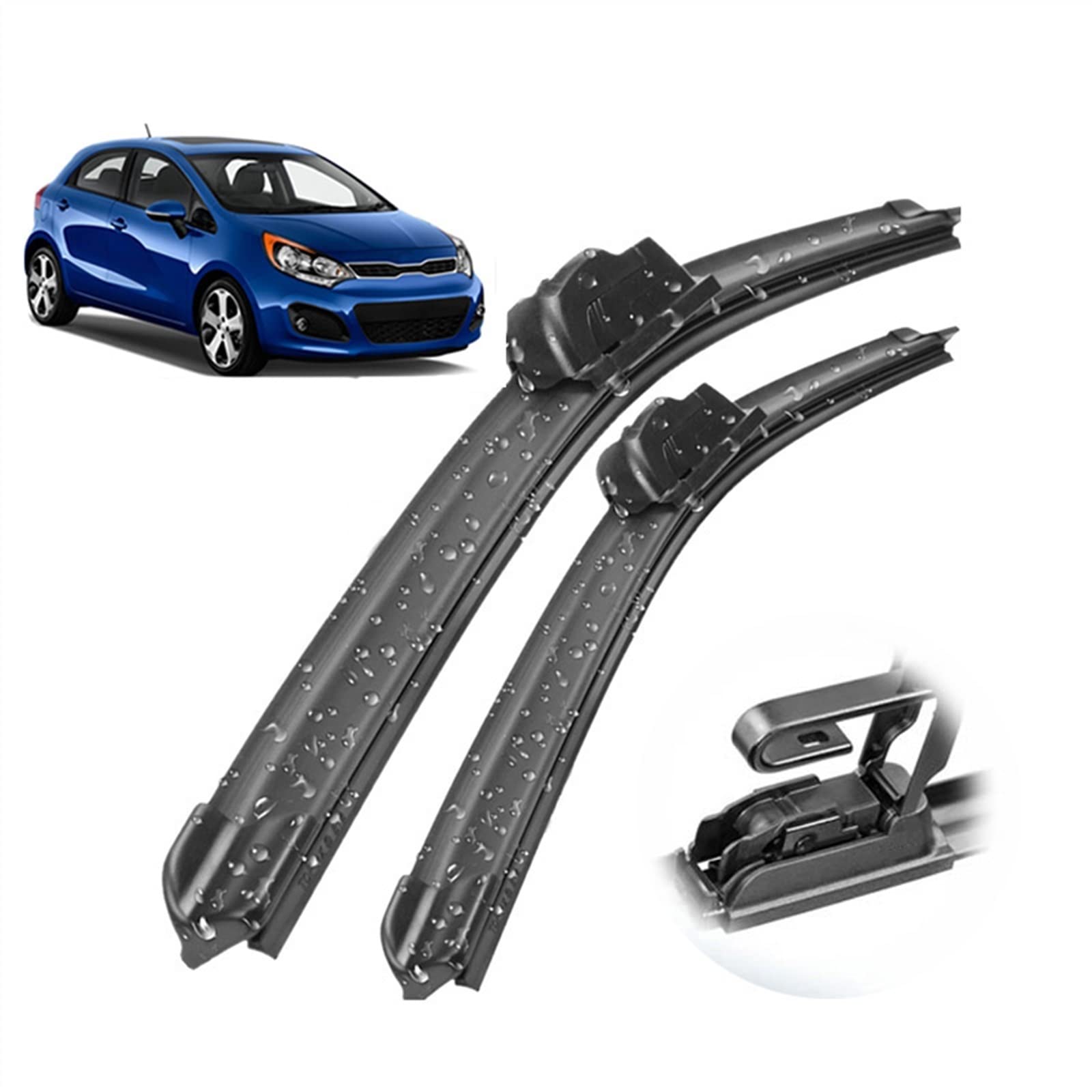 Balais d'essuie-glace avant 26 16 pouces pour Kia Rio 3 MK3 2011-2017