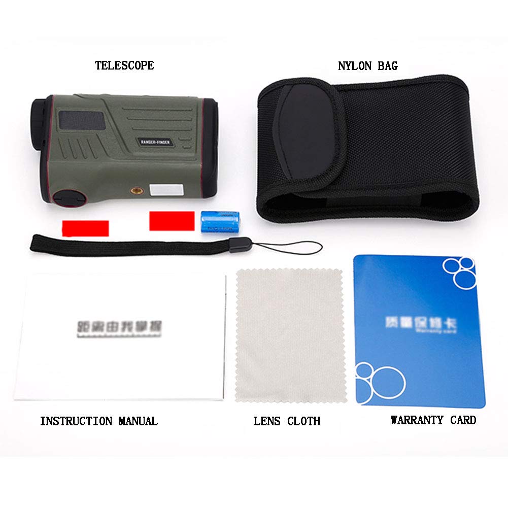 AIZYR Télémètre Laser, Poche Haute Précision Télémètre Laser - La Vitesse/Altimétrie/Mesure d'angle, Antipoussière Et Imperméable, Texture Confortable,600meters