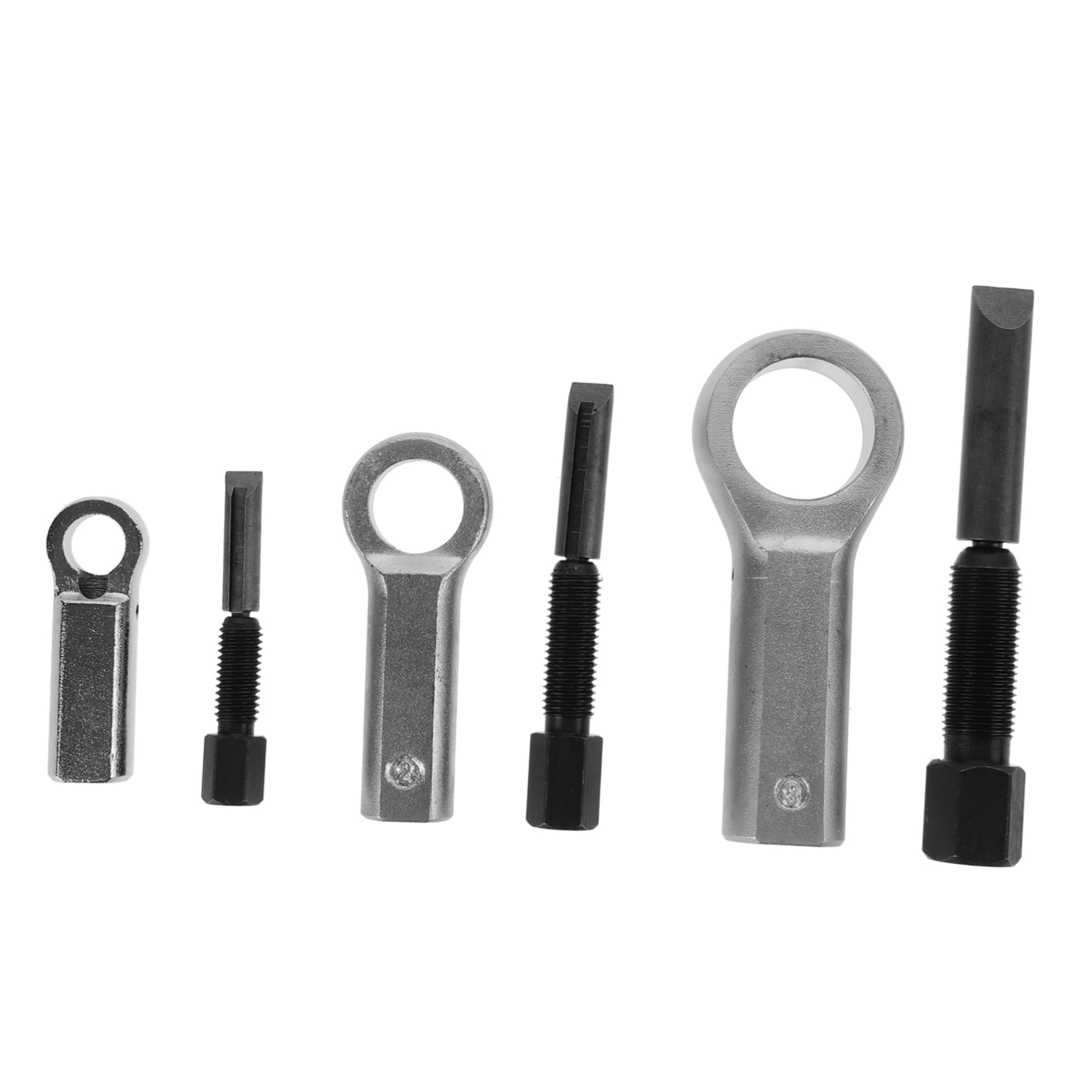 Housoutil Nut Remover Tool 3pcs Manual Pressure Nut Splitter Bolt Nut Cutter for Cars Machinery Diy Chrome-vanadium Steel