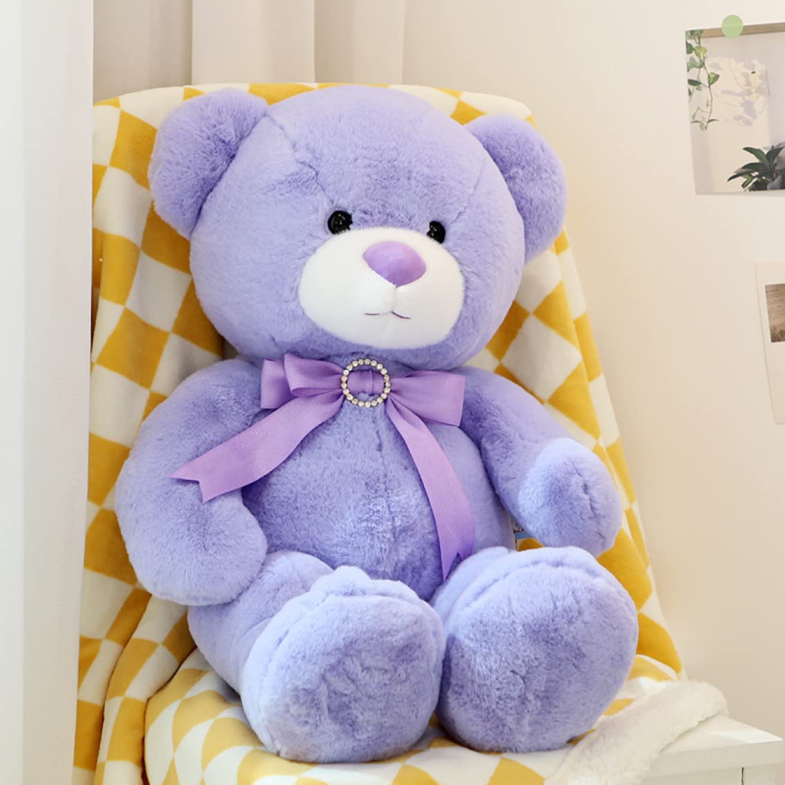 大きな紫色のクマのぬいぐるみ 楽天市場】クマ ぬいぐるみ 大きい ベアー 可愛い熊 動物 大きい くま