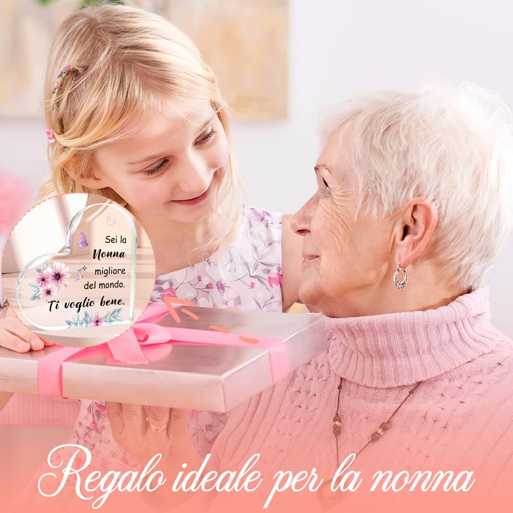 Calzini Regalo Per Nonna | Stampa 'Migliore Nonna Del Mondo' - Foto 3