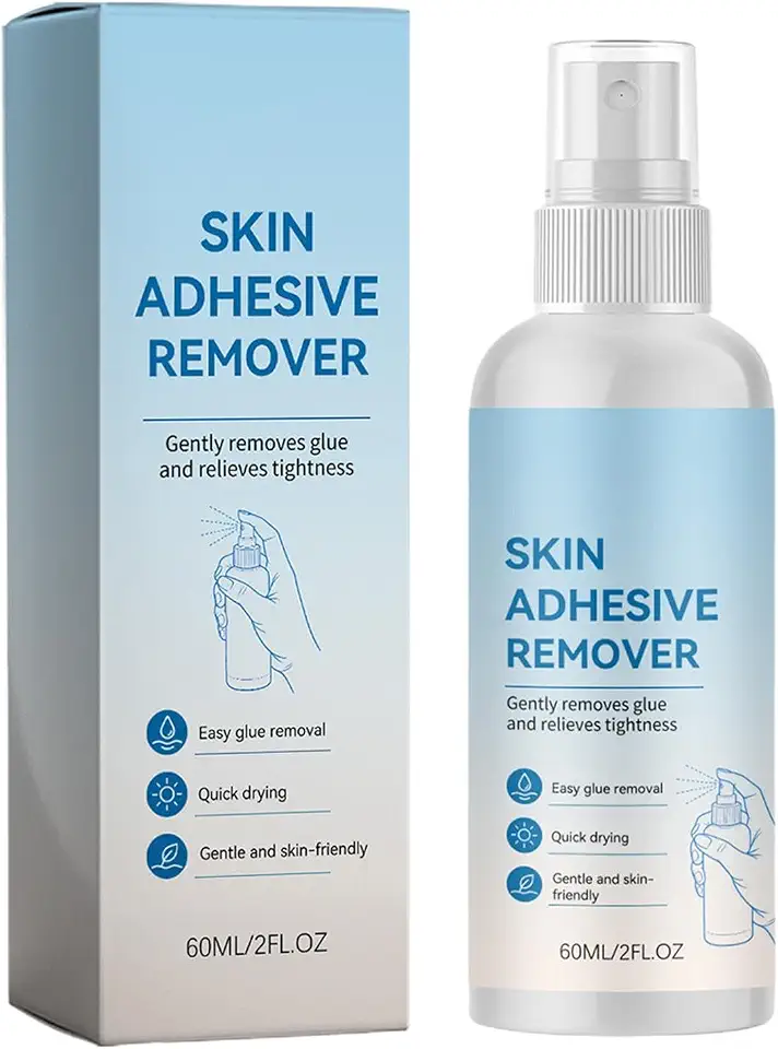 Adhesive Remover for Skin 60ml Wound Bandage Glue Spray Dissolver