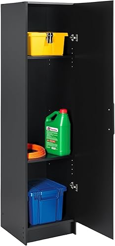 Miniatura 12 de Prepac Elite - Armario de almacenamiento estrecho de madera de ingeniería de 65 pulgadas en color blanco