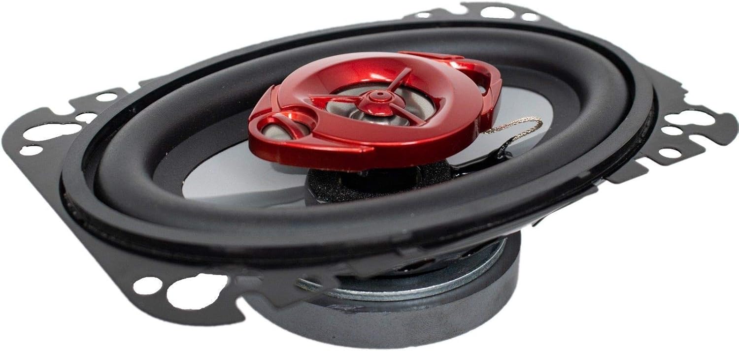 Pair of SoundXtreme 4x6 in 3-Way 220 Watts Coaxial Car Speakers CEA Rated (2 Speakers)
