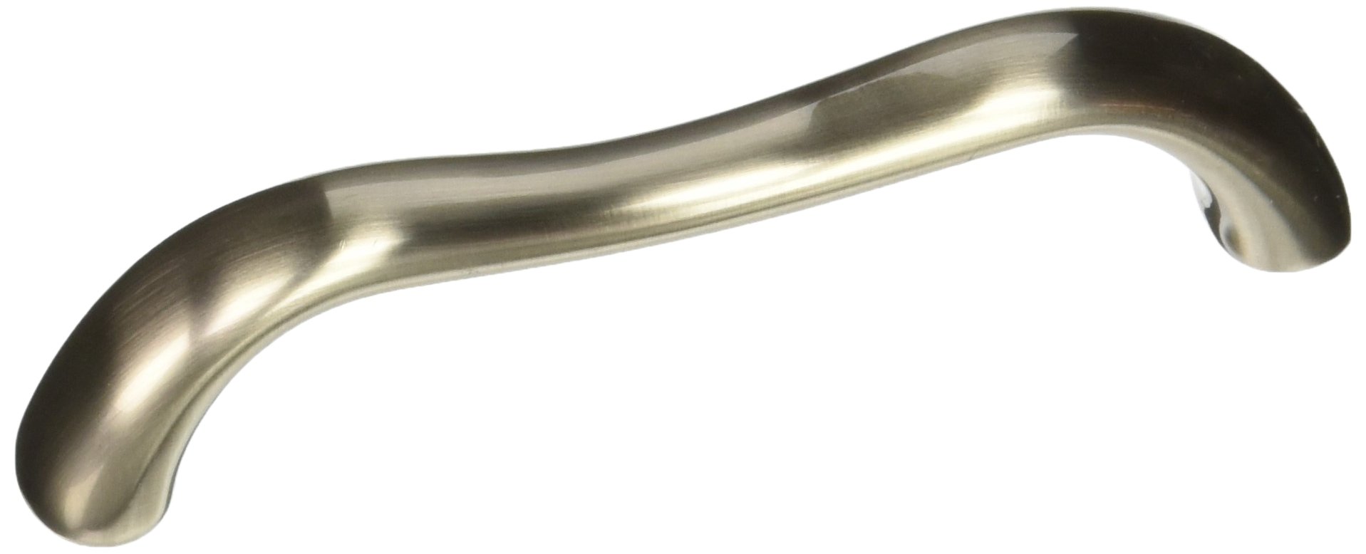 Poignée de tiroir Baldwin Contour en nickel brossé, finissez-en avec la quincaillerie usée