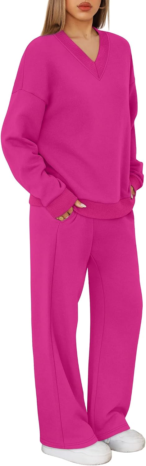 WIHOLL Sweatsuits Women 2 Piece Outfit Workout Sets Fall Fashion Clothing image 4