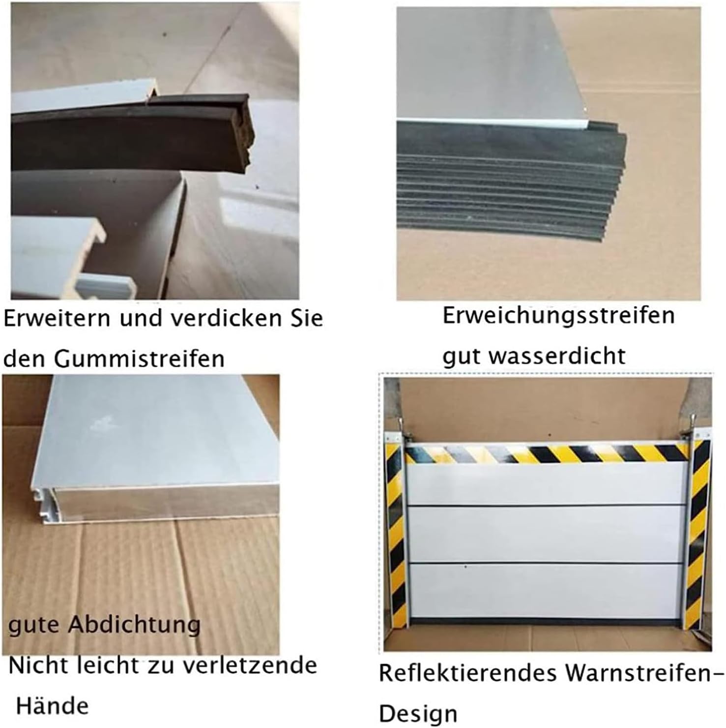 Safely Deployed Temporary Install Anti Control Flood Barriers Rescue Water Barrier Gate Flood Equipment,Strong Resistance to Water Pressure,for Garages,Underground Passages etc,150cm*60cm