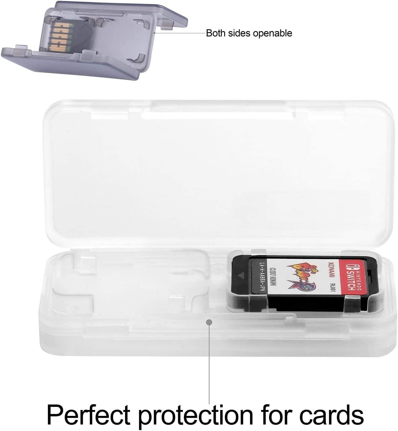 iAmer Accessories for Nintendo Switch 11 in 1 Starter Kits,Include Carrying Case for Switch,Protective Cover,Tempered Glass Screen Protector,Silicone Cover for Joy Con,Thumb Grips Caps,Game Card Case