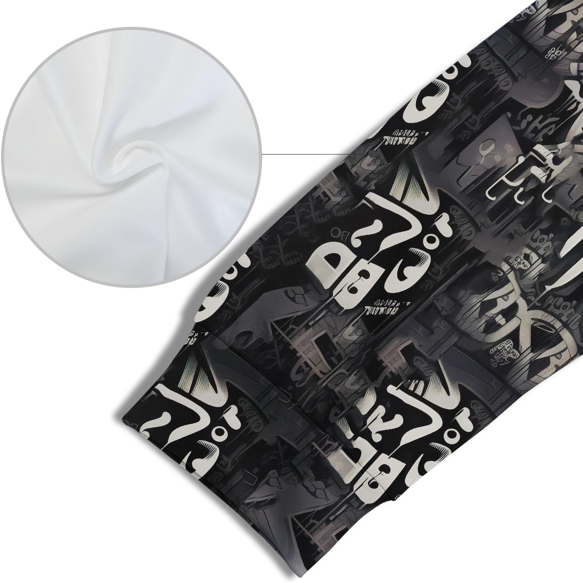 Men's Artist Street Letter Graffiti Markers Hoodies Hooded 3D Printing Graffiti Graphic Sweatshirts Pullover - Image 5