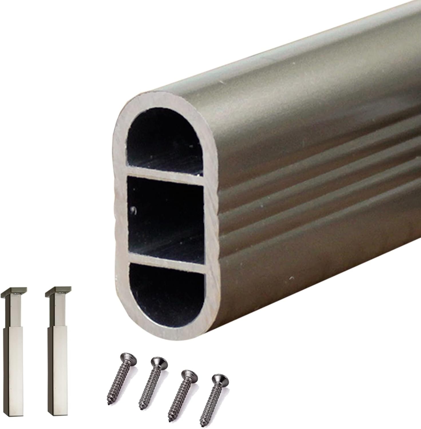 Wardrobe Ceiling Mount Hanging Rod for Closet with