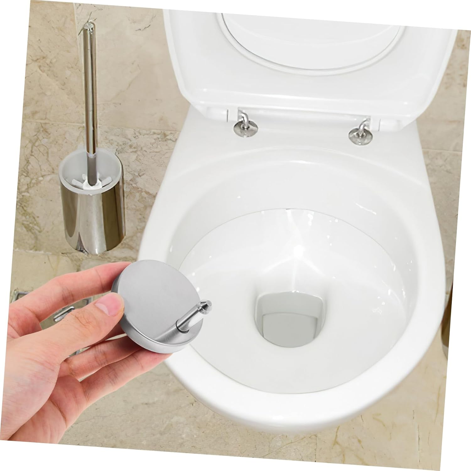 10pcs Toilet Seat Hinge Connection for Easy Installation Replacement Parts for Toilet Lid and Seat Compatible Standard