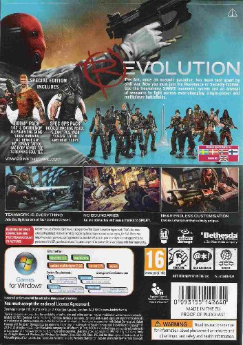 Brink Special Edition (PC DVD) Includes special bonus Doom Pack and Spec Ops Pack image 4