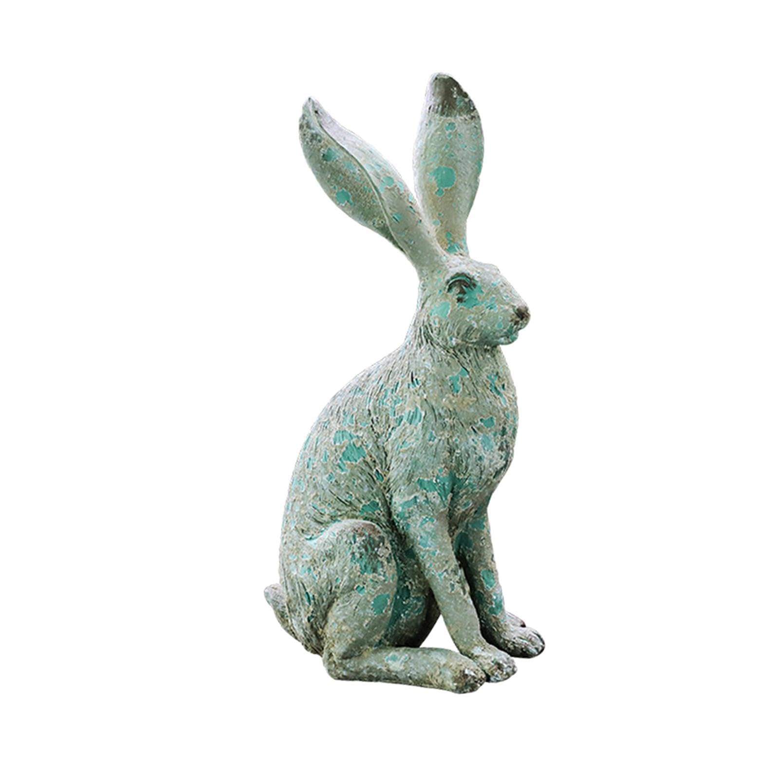 Figurines de lapins en résine pour créer une ambiance douce et poétique dans votre foyer