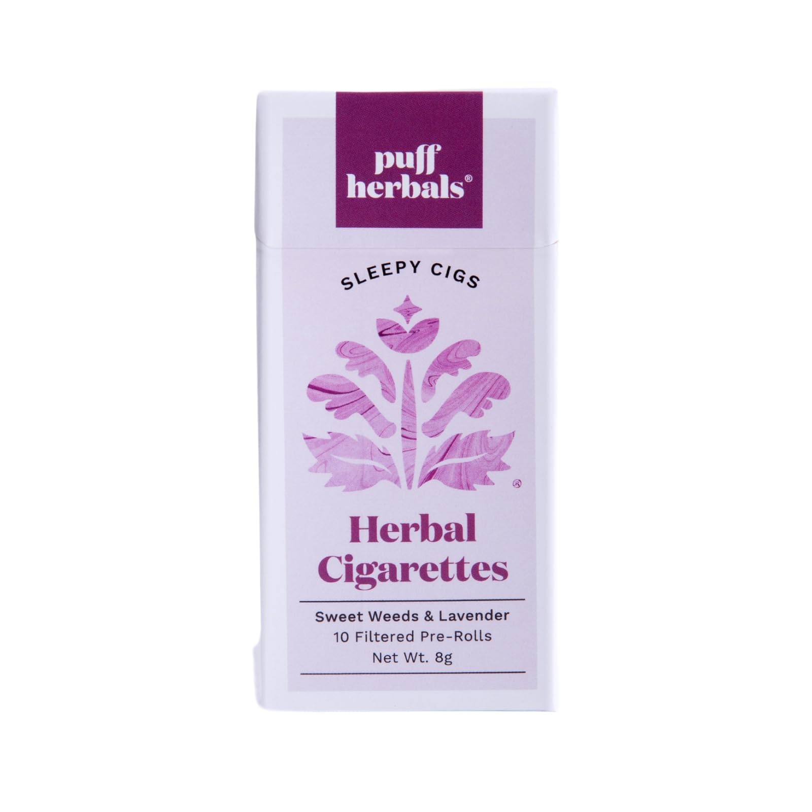 lavender cigarettes no tobacco Amazon.com: Puff Herbals Sleepy Herbal Cigarettes | Tobacco-Free, Nicotine-Free  Smoking Alternative