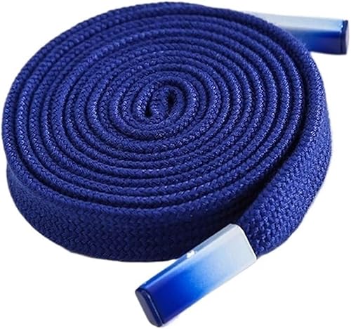 Remplacement de cordon, corde plate tressée 140 cm, torsadé, pantalon survêtement, sweat à capuche, accessoires couture DIY, 1 pièce(Blue)