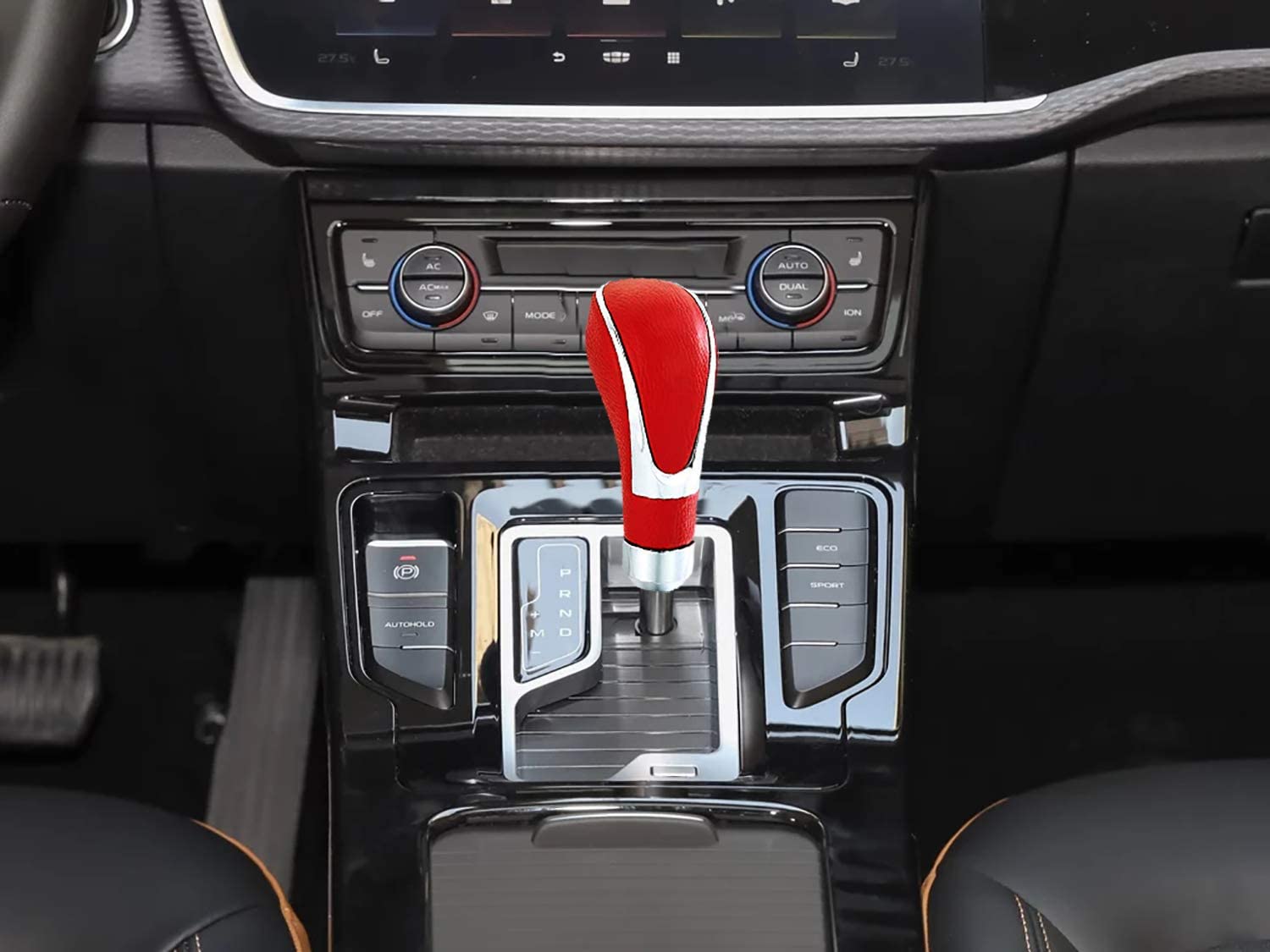 Type R Stick Shift Snapklik.com : Leather Gear Stick Shift Knob, Type R Shifting Lever ...