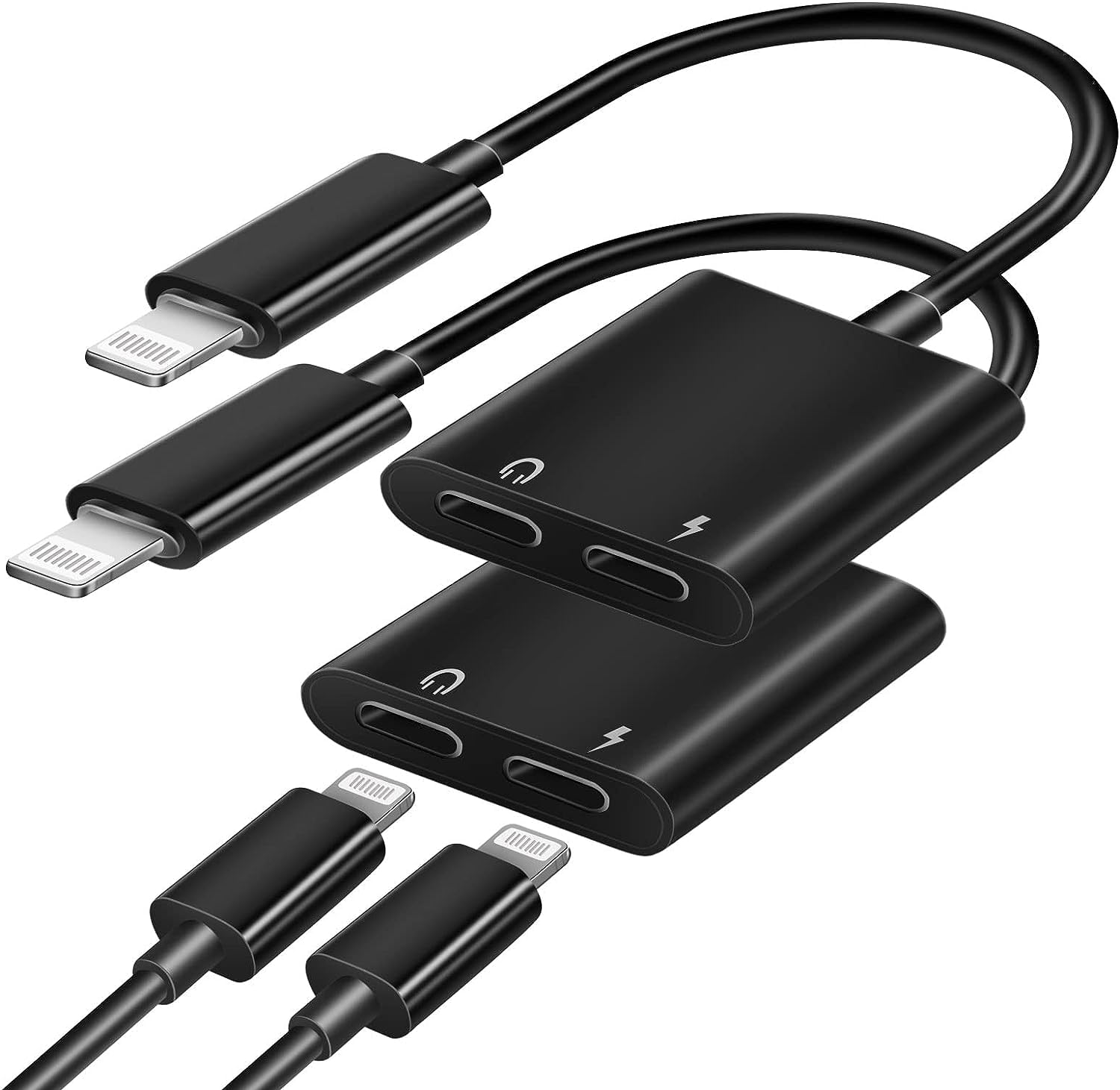 [Apple MFi Certified] iPhone Adapter,2 Pack Headphone Adapter for