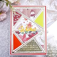 Vista 23 de Plantillas de corte con marco de fondo 3D, plantillas metálicas para álbumes de recortes, herramientas de manualidades DIY, plantilla de repujado