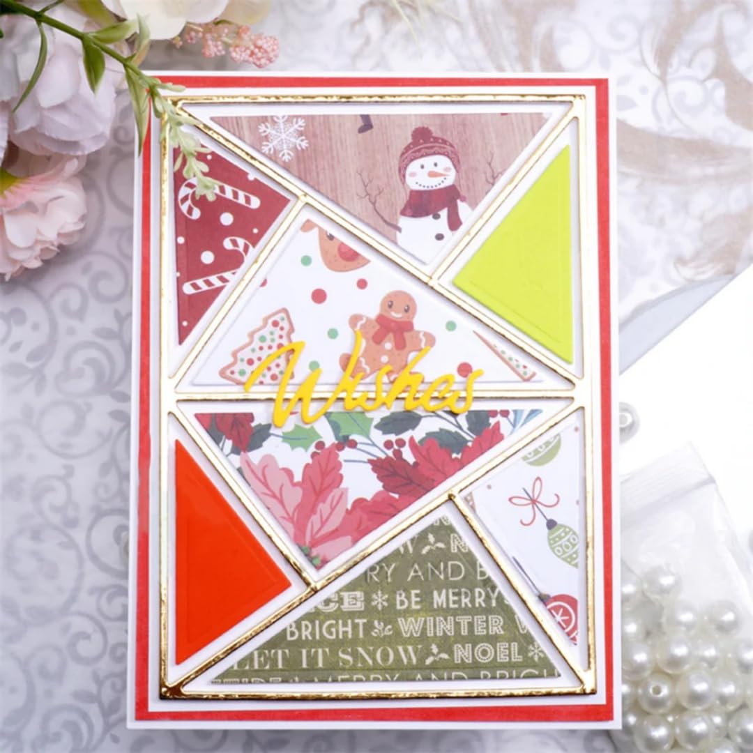 Metal Scrapbooking Dies - 3D Background Stencils -10