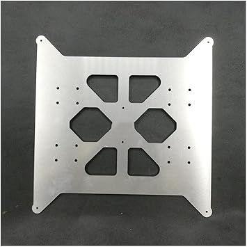 review MOZTO Upgrade Aluminum Y Carriage Heated Bed Base Plate 3mm Thick, for 3D Printer Parts