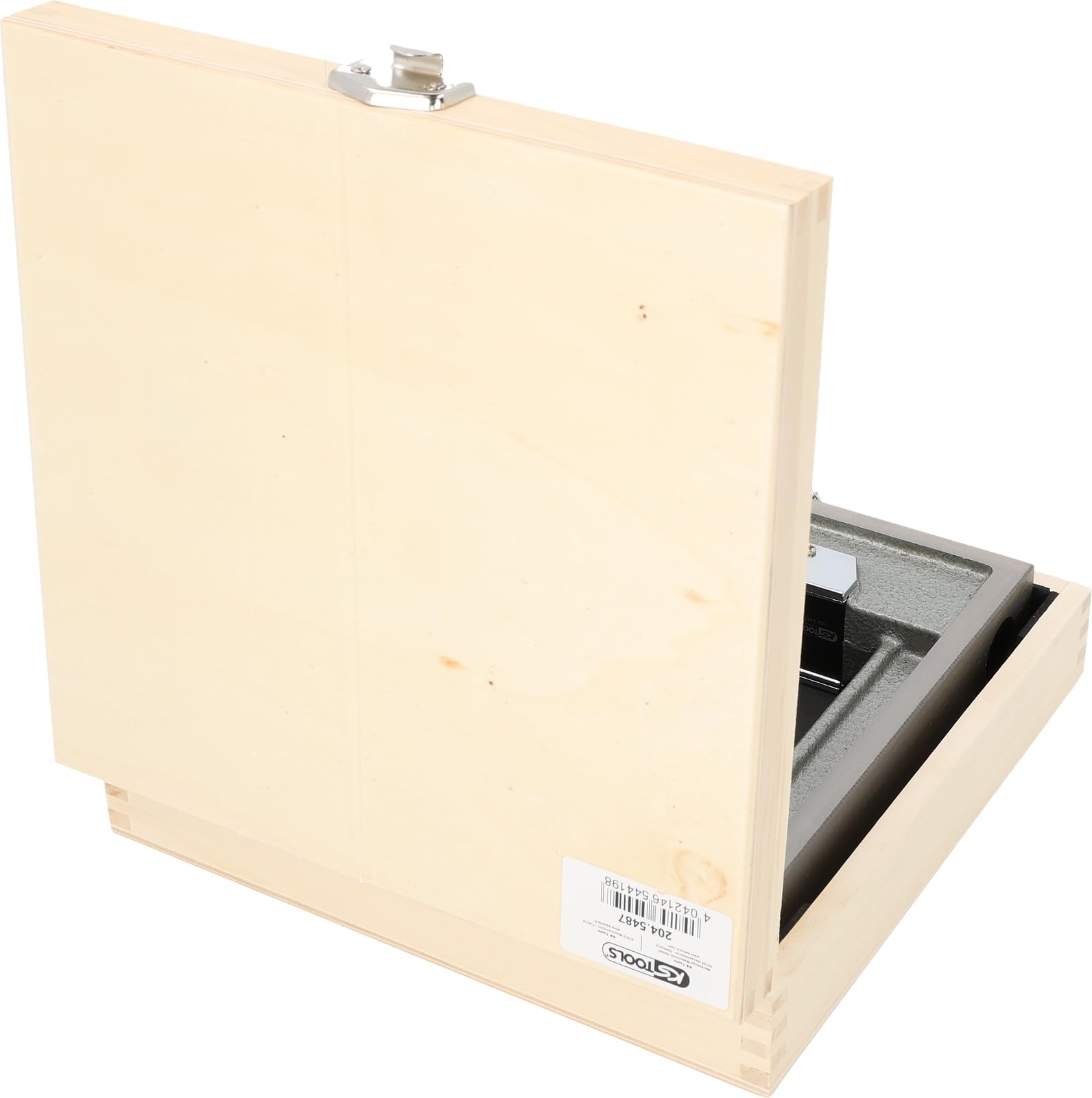 KS Tools 204.5487 Nivel de burbuja, con bastidor, 200 mm