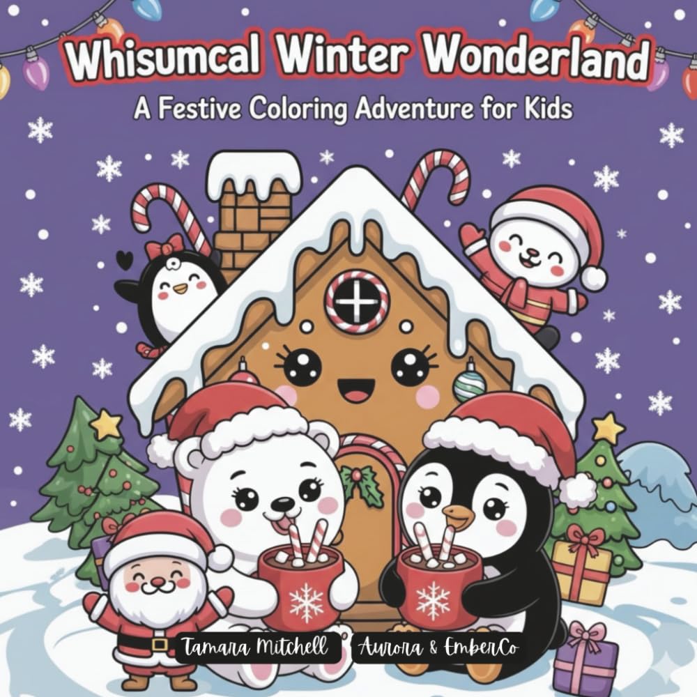 Whimsical Winter Wonderland: A Festive Coloring Adventure for Kids!