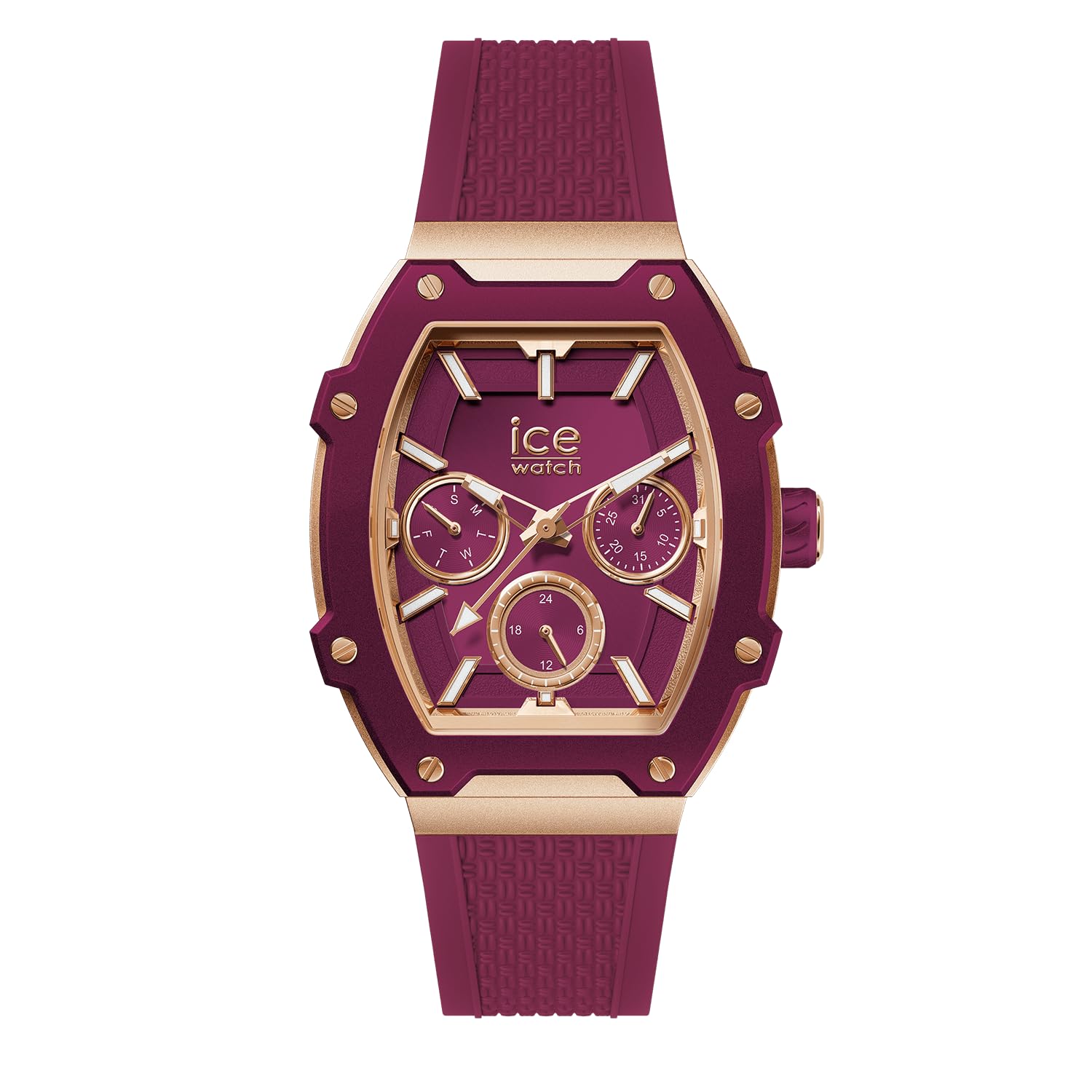 ICE-WATCH - ICE boliday Magenta Alu - Women's Wristwatch in Aluminium with Silicon Strap - 023806 (Small)