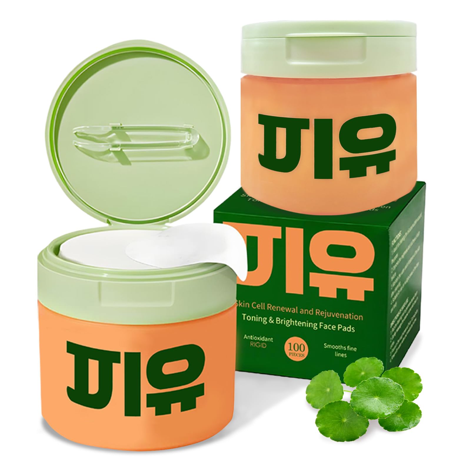 200pcs Toner Pad Centell,Toner Pads,Korean Centella Tampons de Toner Hydratants,Anti-Âge,Éclaircissant,Rides Minimisant