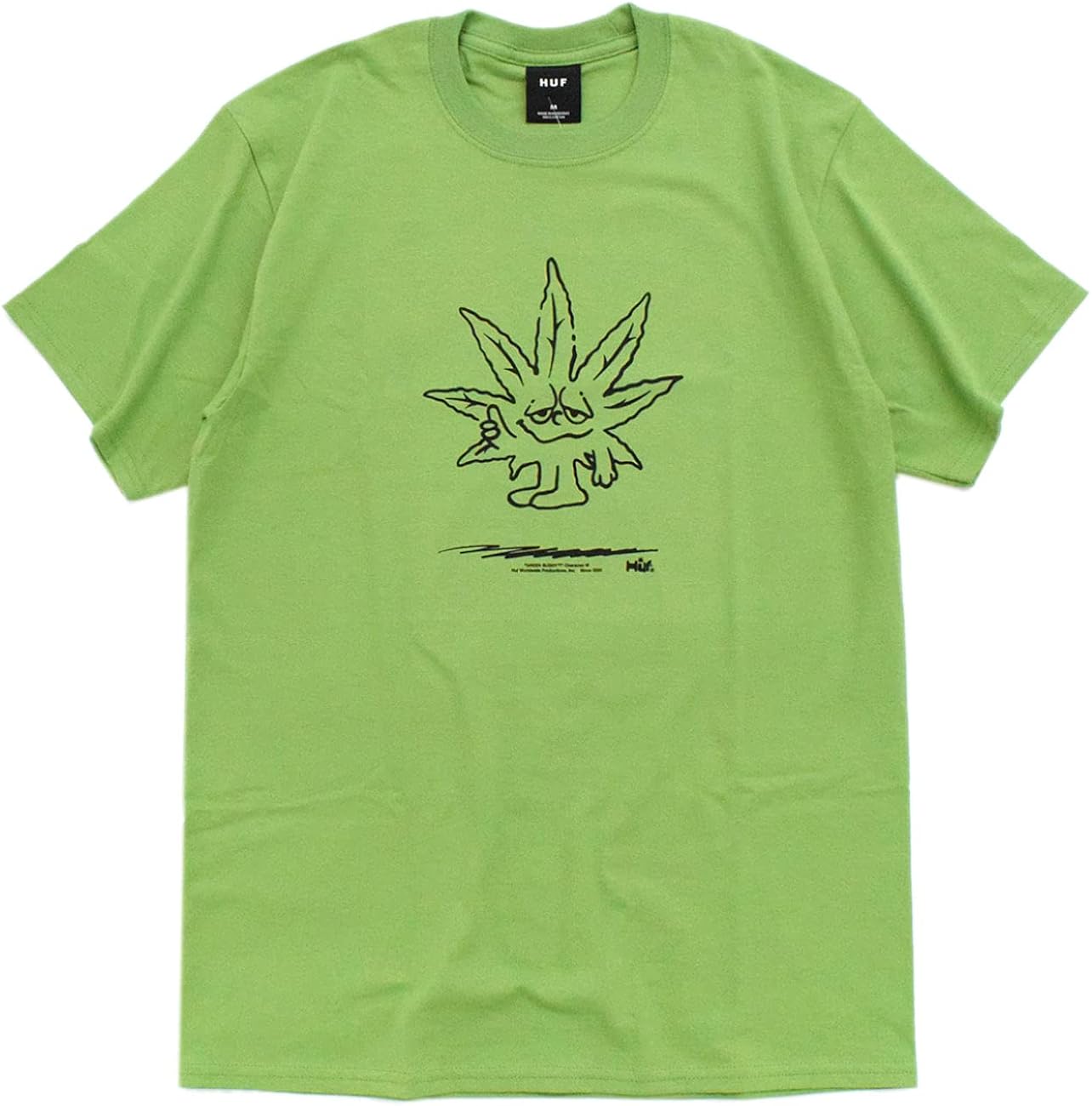 全品送料無料 Hufハフ イージーグリーンロゴ半袖tシャツ ナチュラル 白 緑 注目の Theblindtigerslidell Com